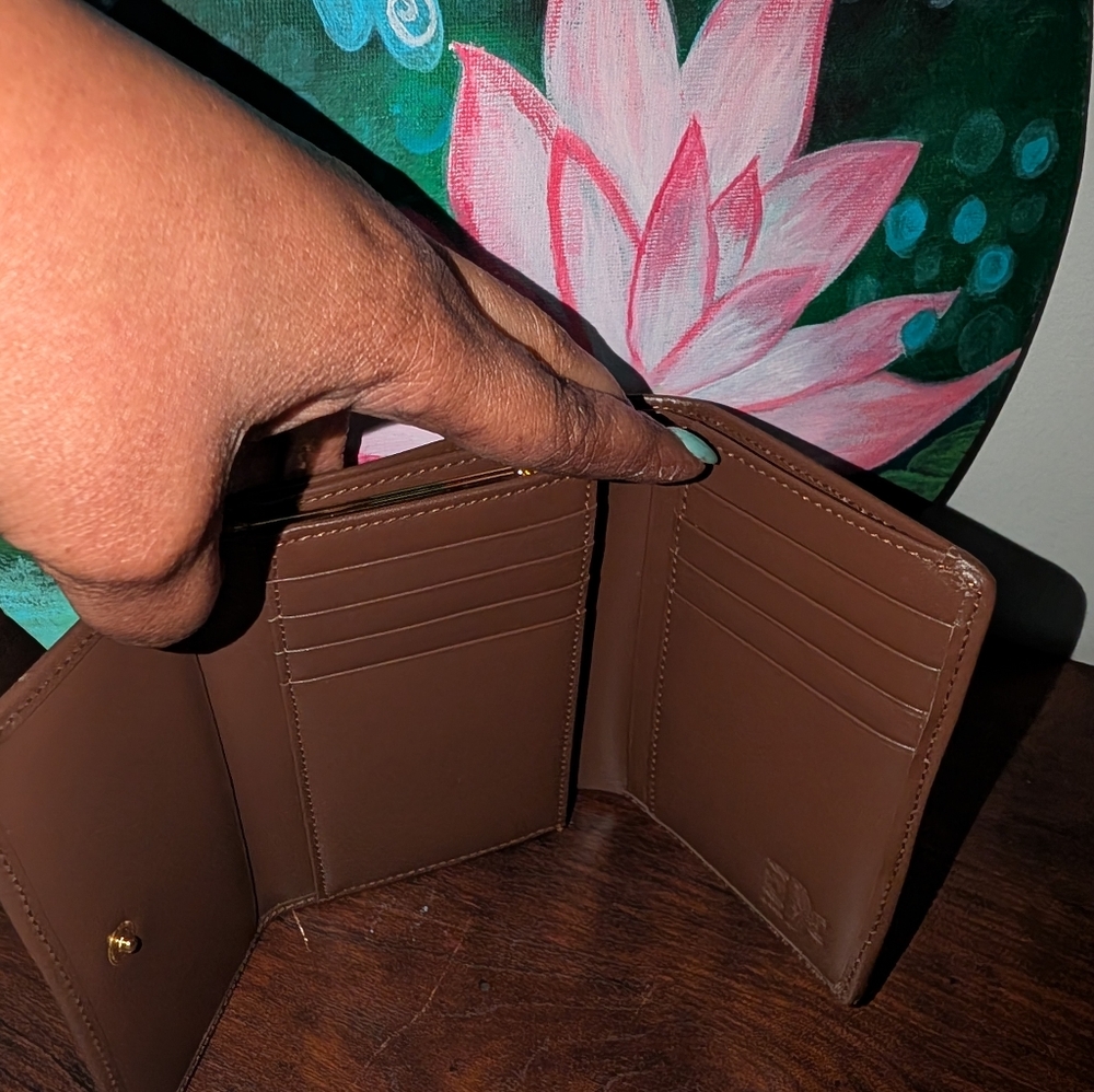 MCM Brown Monogram Wallet - Picture 8 of 10